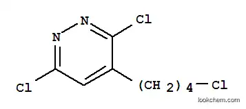 Molecular Structure of 124420-39-9 (3,6-dichloro-4-(4-chlorobutyl)pyridazine)