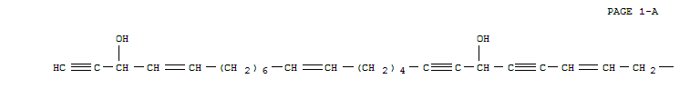 Molecular Structure of 124739-43-1 (4,12,23,27,42-Hexatetracontapentaene-1,18,21,45-tetrayne-3,20,44-triol,(3S,4E,12Z,20S,23E,27Z,42E,44S)-)