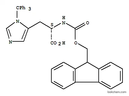 Molecular Structure of 128545-09-5 (N-FMOC-3-(triphenylmethyl)-L-histidine)