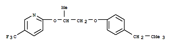 128632-00-8,2-({1-[4-(2,2-dimethylpropyl)phenoxy]propan-2-yl}oxy)-5-(trifluoromethyl)pyridine,