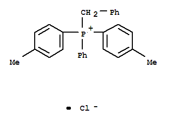 Phosphonium,bis(4-methylphenyl)phenyl(phenylmethyl)-, chloride (1:1) cas  13432-87-6