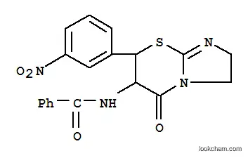 Molecular Structure of 137918-87-7 (N-[7-(3-nitrophenyl)-5-oxo-2,3,6,7-tetrahydro-5H-imidazo[2,1-b][1,3]thiazin-6-yl]benzamide)