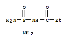 13939-90-7,Propanamide,N-(diaminophosphinyl)-,Propionamide,N-(diaminophosphinyl)- (8CI); Phosphoric triamide, (1-oxopropyl)-; Phosphorictriamide, propionyl-