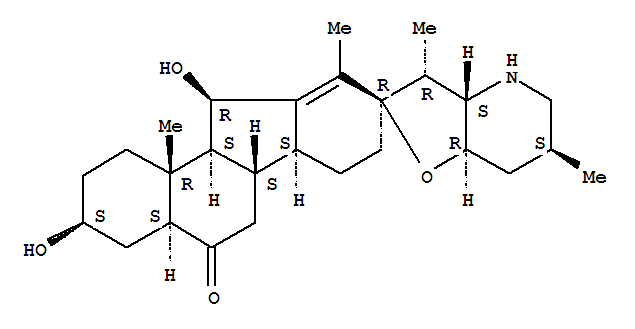 Spiro[9H-benzo[a]fluorene-9,2'(3'H)-furo[3,2-b]pyridin]-5(6H)-one,1,2,3,3'a,4,4',4a,5',6',6a,6b,7,7',7'a,8,11,11a,11b-octadecahydro-3,11-dihydroxy-3',6',10,11b-tetramethyl-,(2'R,3S,3'R,3'aS,4aS,6'S,6a