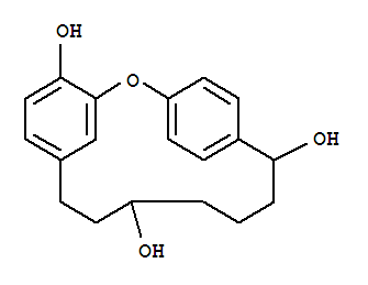 Molecular Structure of 150107-13-4 (2-Oxatricyclo[13.2.2.13,7]eicosa-3,5,7(20),15,17,18-hexaene-4,10,14-triol(9CI))