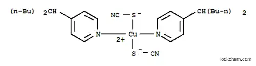 Molecular Structure of 15375-91-4 (Copper,bis[4-(1-butylpentyl)pyridine]bis(thiocyanato-S)- (9CI))