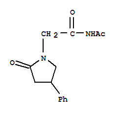 153972-28-2,N-acetyl-2-(2-oxo-4-phenylpyrrolidin-1-yl)acetamide,