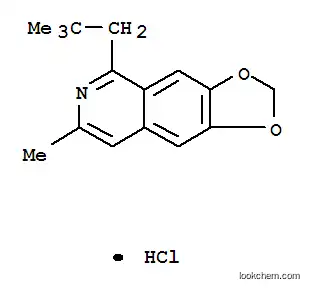 Molecular Structure of 17105-28-1 (5-(2,2-dimethylpropyl)-7-methyl[1,3]dioxolo[4,5-g]isoquinolin-6-ium chloride)