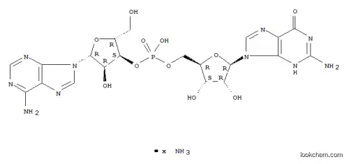 Molecular Structure of 21027-47-4 (Guanosine, adenylyl-(3'&reg;5')-, ammonium salt (8CI,9CI))