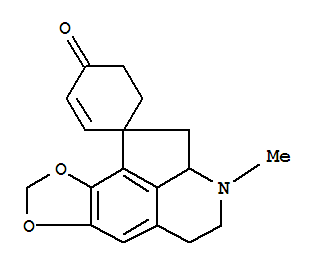 Spiro[2-cyclohexene-1,1'(2'H)-cyclopenta[ij][1,3]dioxolo[4,5-g]isoquinolin]-4-one,2'a,3',4',5'-tetrahydro-3'-methyl-, (1S,2'aR)- (9CI)