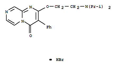 2-[2-[di(propan-2-yl)amino]ethoxy]-3-phenylpyrimido[1,2-a]pyrazin-4-onehydrobromide