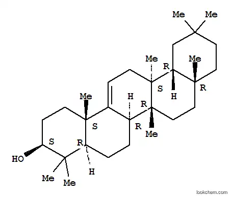Molecular Structure of 22467-11-4 (D:C-Friedoolean-9(11)-en-3β-ol)