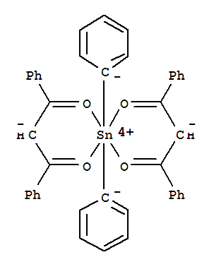 Tin,bis(1,3-diphenyl-1,3-propanedionato-O,O')diphenyl- (9CI)
