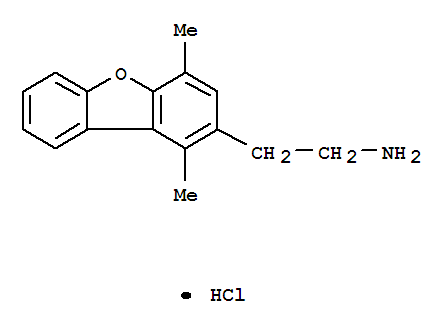 23018-28-2,2-(1,4-dimethyldibenzo[b,d]furan-2-yl)ethanamine,2-Dibenzofuranethylamine,1,4-dimethyl-, hydrochloride (8CI); NSC 125063