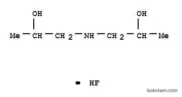 Molecular Structure of 243968-60-7 (1-(2-hydroxypropylamino)propan-2-ol hydrofluoride)