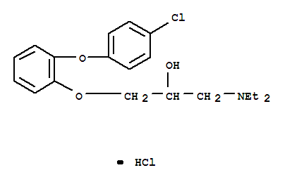 26321-23-3,1-[2-(4-chlorophenoxy)phenoxy]-3-(diethylamino)propan-2-ol hydrochloride (1:1),2-Propanol,1-[o-(p-chlorophenoxy)phenoxy]-3-(diethylamino)-, hydrochloride (8CI)