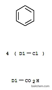 Molecular Structure of 27358-02-7 (Benzoic acid,tetrachloro- (6CI,7CI,8CI,9CI))