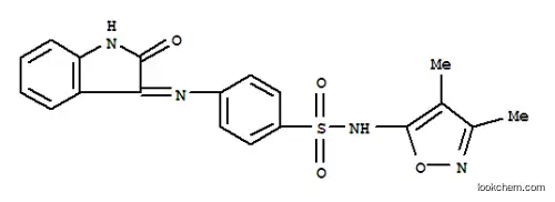 N-(3,4-dimethyl-1,2-oxazol-5-yl)-4-[(2-oxo-2H-indol-3-yl)amino]benzenesulfonamide