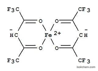 Molecular Structure of 28736-68-7 (Iron,bis(1,1,1,5,5,5-hexafluoro-2,4-pentanedionato-kO2,kO4)-)