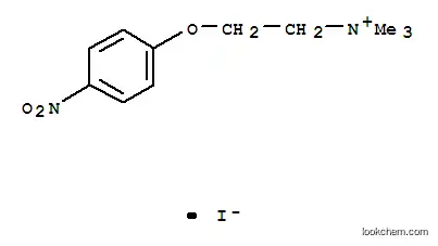 Molecular Structure of 30096-96-9 (N,N,N-trimethyl-2-(4-nitrophenoxy)ethanaminium)