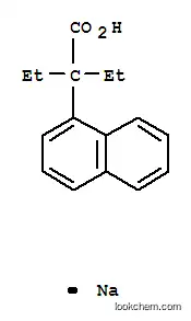 Molecular Structure of 3060-37-5 (sodium 2-ethyl-2-(naphthalen-1-yl)butanoate)