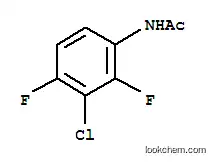 Molecular Structure of 322-34-9 (N-(3-chloro-2,4-difluorophenyl)acetamide)