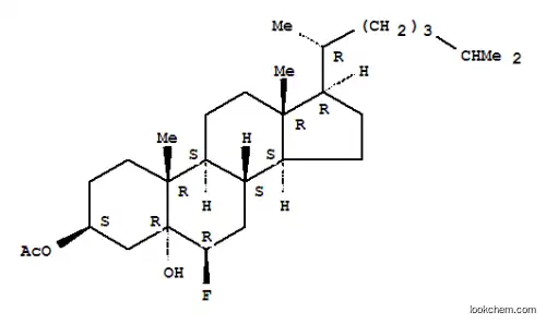 (3beta,5alpha,6beta)-6-fluoro-5-hydroxycholestan-3-yl acetate