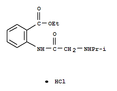 33709-16-9,ethyl 2-{[N-(propan-2-yl)glycyl]amino}benzoate,Anthranilicacid, N-(N-isopropylglycyl)-, ethyl ester, monohydrochloride (8CI); NSC 40118