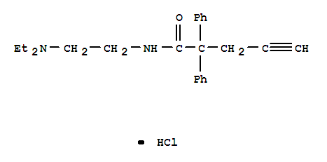 37537-18-1,N-[2-(diethylamino)ethyl]-2,2-diphenylpent-4-ynamide hydrochloride (1:1),