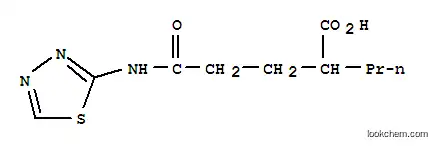 Molecular Structure of 380585-19-3 (2-[2-([1,3,4]THIADIAZOL-2-YLCARBAMOYL)-ETHYL]-PENTANOIC ACID)