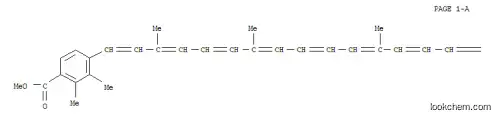 Molecular Structure of 38647-08-4 (1',2'-Dihydro-1'-methoxy-4'-oxo-χ,ψ-caroten-18-oic acid methyl ester)