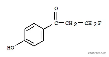 Molecular Structure of 451-44-5 (3-fluoro-1-(4-hydroxyphenyl)propan-1-one)