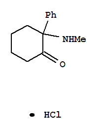 Cyclohexanone,2-(methylamino)-2-phenyl-, hydrochloride (1:1)
