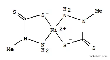 Molecular Structure of 51154-71-3 (Nickel,bis(1-methylhydrazinecarbodithioato-N2,S)- (9CI))