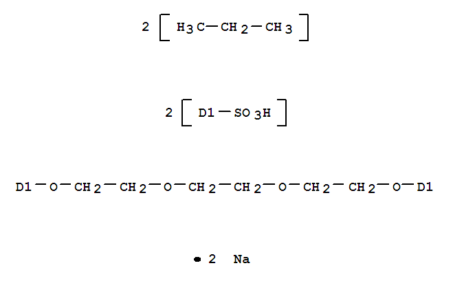 Propanesulfonic acid,[1,2-ethanediylbis(oxy-2,1-ethanediyloxy)]bis-, disodium salt (9CI)