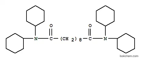 Molecular Structure of 5426-13-1 (N,N,N',N'-Tetracyclohexyldecane-1,10-diamide)