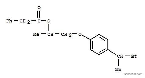 1-[4-(butan-2-yl)phenoxy]propan-2-yl phenylacetate