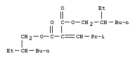 Propanedioic acid,2-(2-methylpropylidene)-, 1,3-bis(2-ethylhexyl) ester cas  5468-27-9