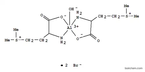 Molecular Structure of 57874-19-8 (Aluminum(2+),bis[(3-amino-3-carboxypropyl)dimethylsulfoniumato]hydroxy-, dibromide (9CI))