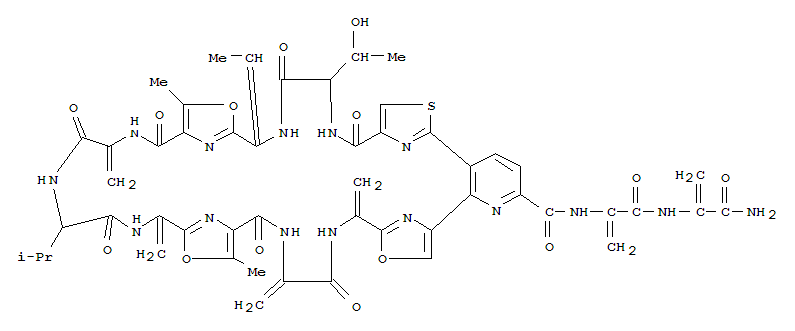Alaninamide,2,3-didehydro-N-[[14-ethylidene-9,10,11,12,13,14,20,21,22,23,24,25,26,27,32,33,34,35,36,37-eicosahydro-11-(1-hydroxyethyl)-17,30-dimethyl-21,27,34,37-tetrakis(methylene)-24-(1-methylethyl)