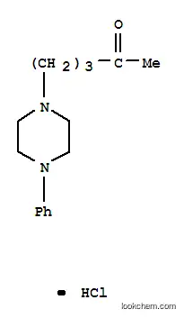 Molecular Structure of 60753-22-2 (5-(4-phenyl-1-piperazinyl)pentan-2-one hydrochloride)