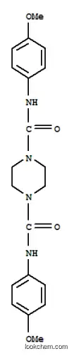 Molecular Structure of 6276-41-1 (1,4-Piperazinedicarboxamide,N1,N4-bis(4-methoxyphenyl)-)