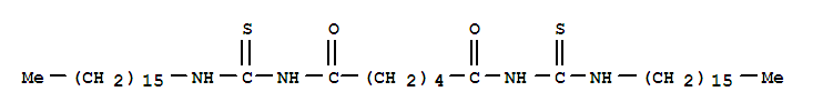 6277-10-7,Hexanediamide,N1,N6-bis[(hexadecylamino)thioxomethyl]-,Urea,1,1'-adipoylbis[3-hexadecyl-2-thio- (8CI); NSC 35934