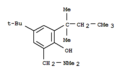 6285-81-0,4-tert-butyl-2-[(dimethylamino)methyl]-6-(2,4,4-trimethylpentan-2-yl)phenol,NSC 10657