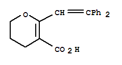 2H-Pyran-5-carboxylicacid, 6-(2,2-diphenylethenyl)-3,4-dihydro- cas  63014-61-9