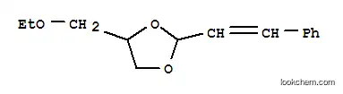 Molecular Structure of 6308-09-4 (4-(ethoxymethyl)-2-(2-phenylethenyl)-1,3-dioxolane)