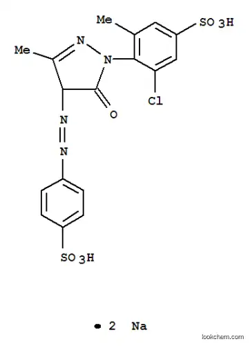 Molecular Structure of 6359-54-2 (C. I. Acid yellow 18)