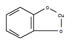 636-16-8,Copper,[1,2-benzenediolato(2-)-kO,kO']-,1,3,2-Benzodioxacuprole(8CI); Copper, [1,2-benzenediolato(2-)-O,O']-; 1,2-Benzenediol, copper complex