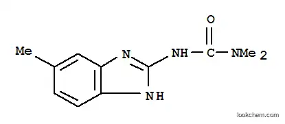 Molecular Structure of 64022-50-0 (Urea,N,N-dimethyl-N'-(6-methyl-1H-benzimidazol-2-yl)-)