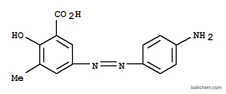 Molecular Structure of 65072-59-5 (5-[(4-aminophenyl)azo]-3-methylsalicylic acid)